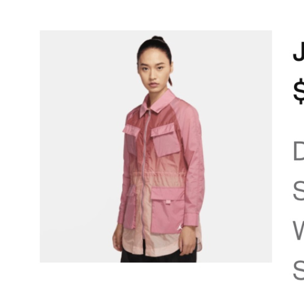 Jordan
Desert Berry
Size S (4-6)
Women's Windbreaker
Style CU6319-680